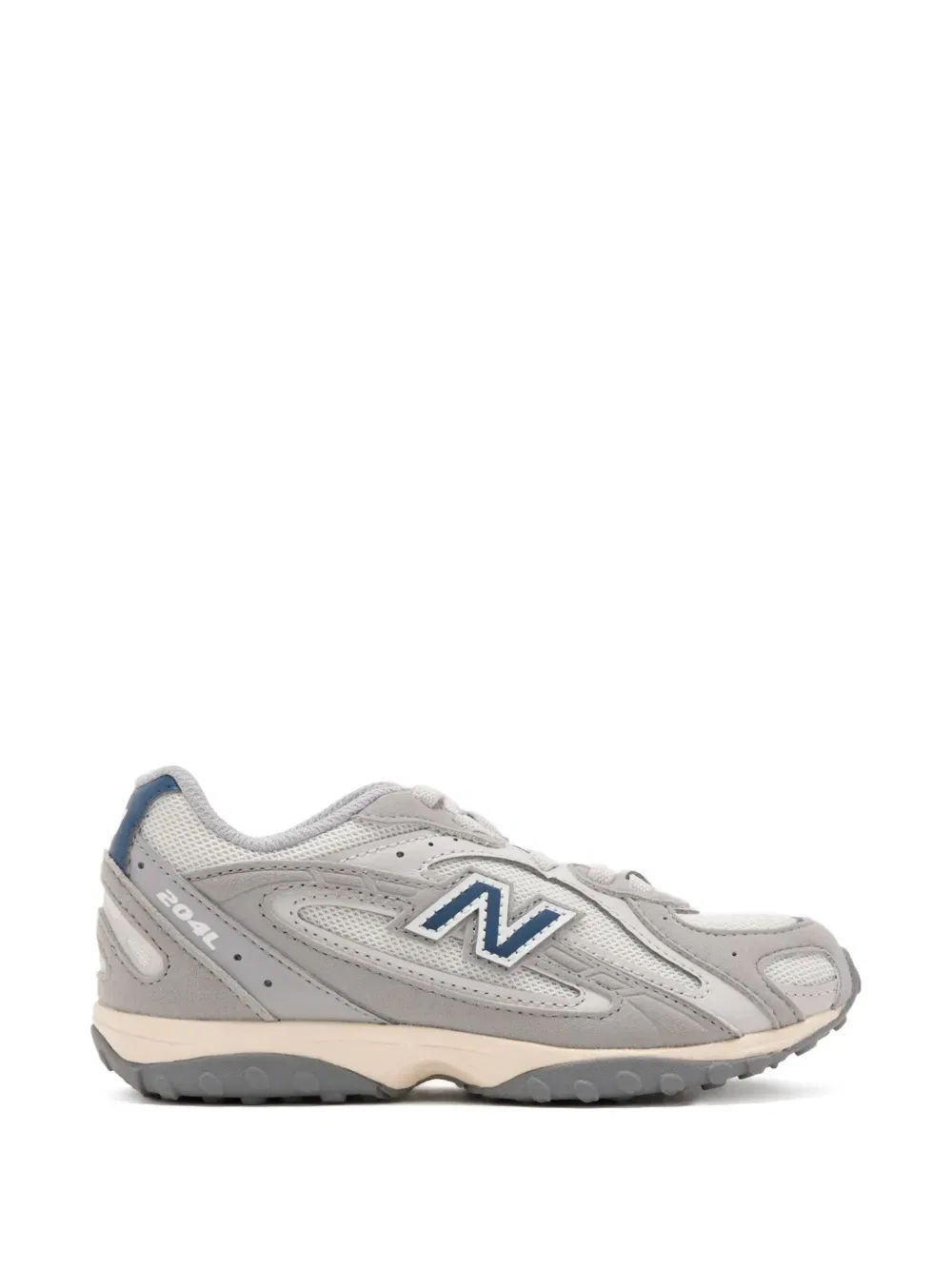 Кроссовки 204L с эластичными шнурками New Balance Kids, серый