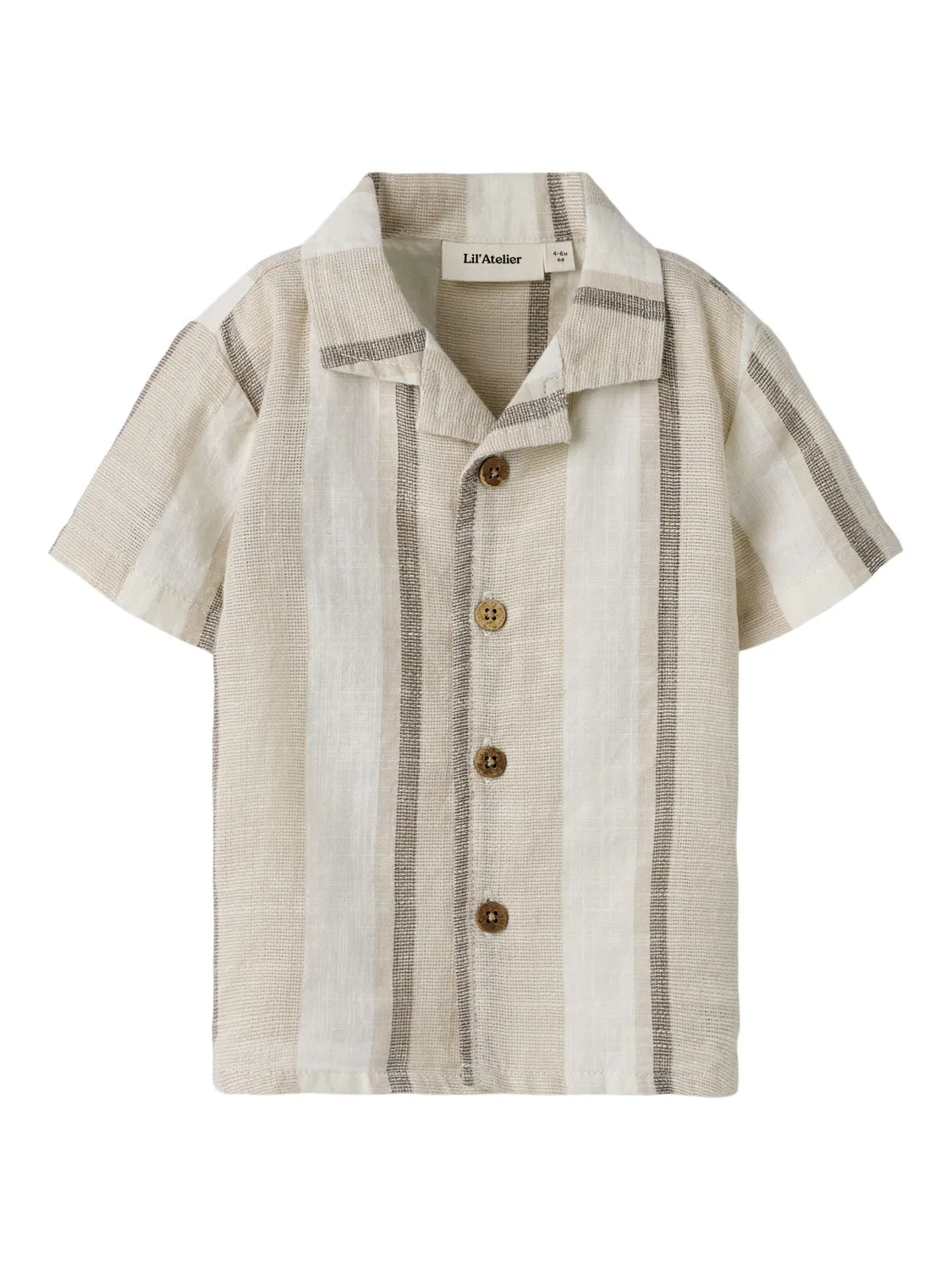 Удобная рубашка на пуговицах Lil'Atelier, White