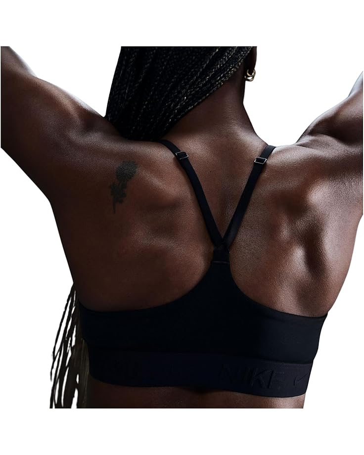 Бюстгальтер Nike Dri-FIT Indy Light Support Bra, черный — фото 3