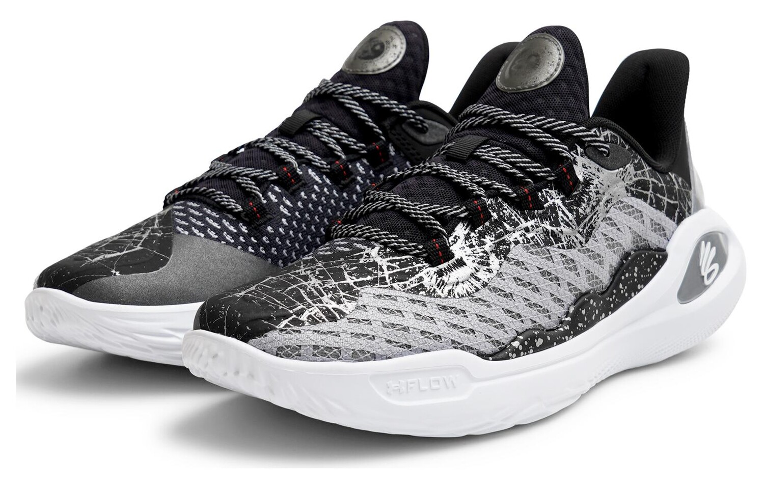 Баскетбольные кроссовки Under Armour Curry 11 мужские, Белый/Черный/Серый — фото 3