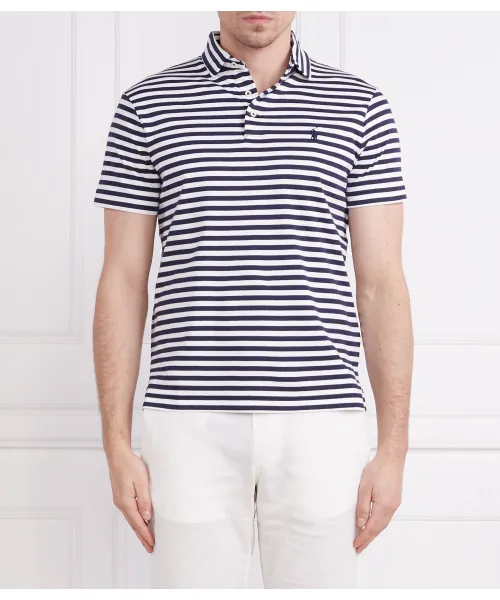 

Футболка поло Slim fit Polo Ralph Lauren, синий