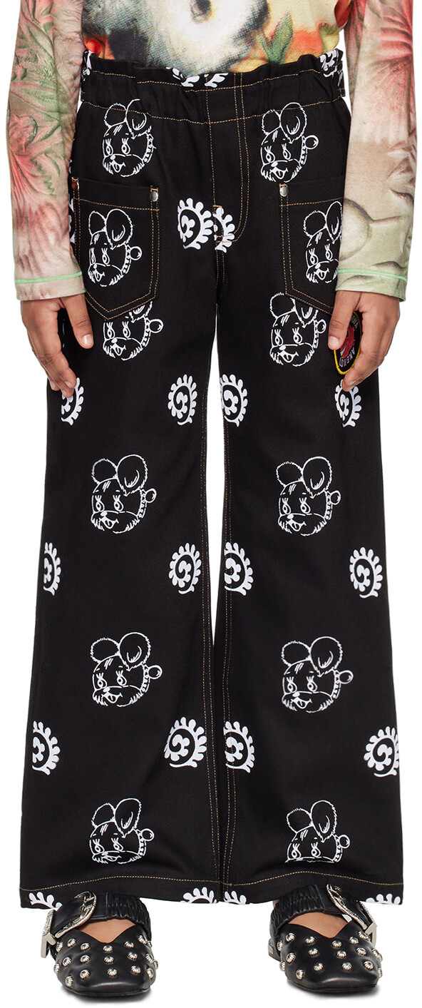 

SSENSE Эксклюзивные детские джинсы Mouse Puppy Chopova Lowena