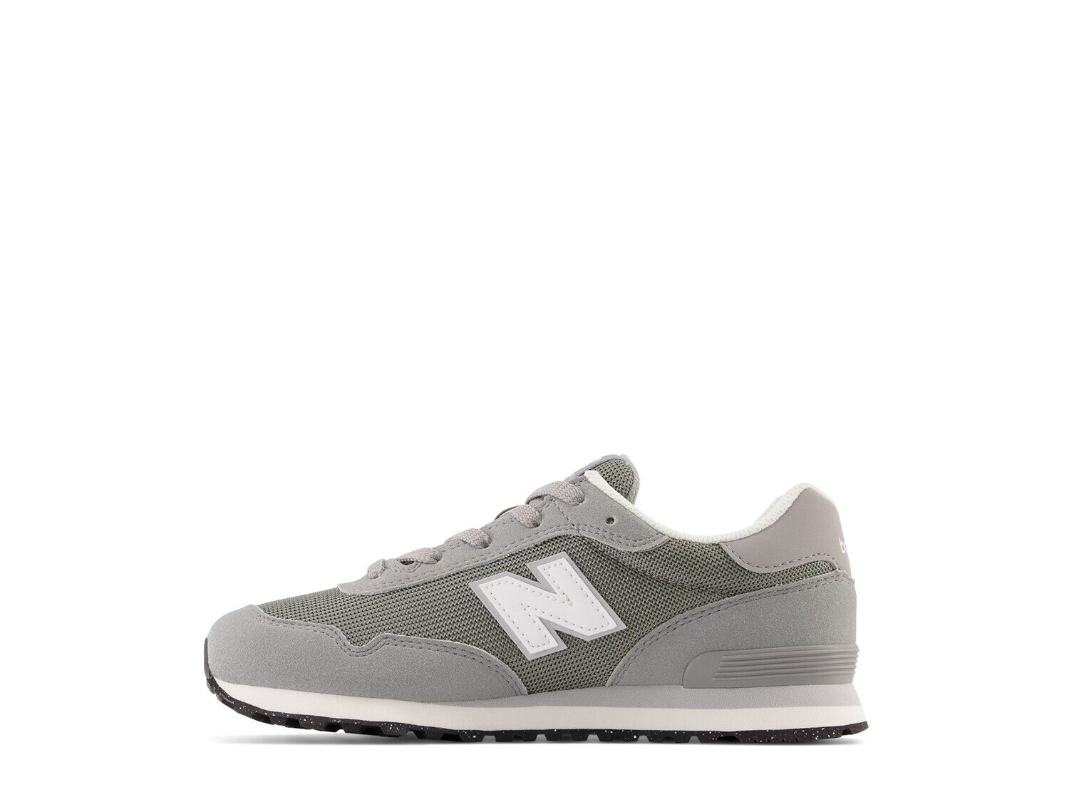 Кроссовки детские New Balance 515 V3 на шнуровке, серый — фото 2