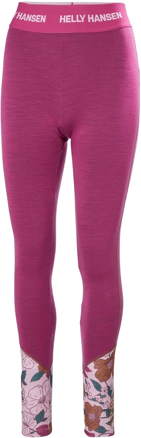 

Женские базовые брюки Helly-Hansen LIFA Merino Midweight Graphic Helly Hansen, 663 Magenta 2.0 Floral Aop
