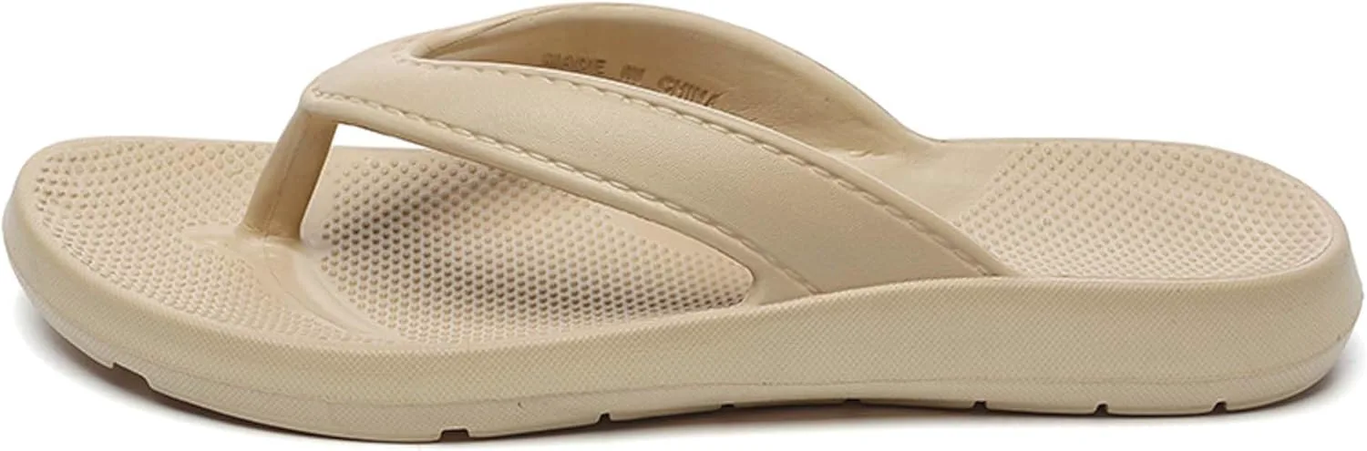 

Мужские летние шлепанцы UANGLI из ЭВА, с узором елочка, для пляжа, легкие, удобные, мягкие, нескользящие, модные и повседневные, кремовый