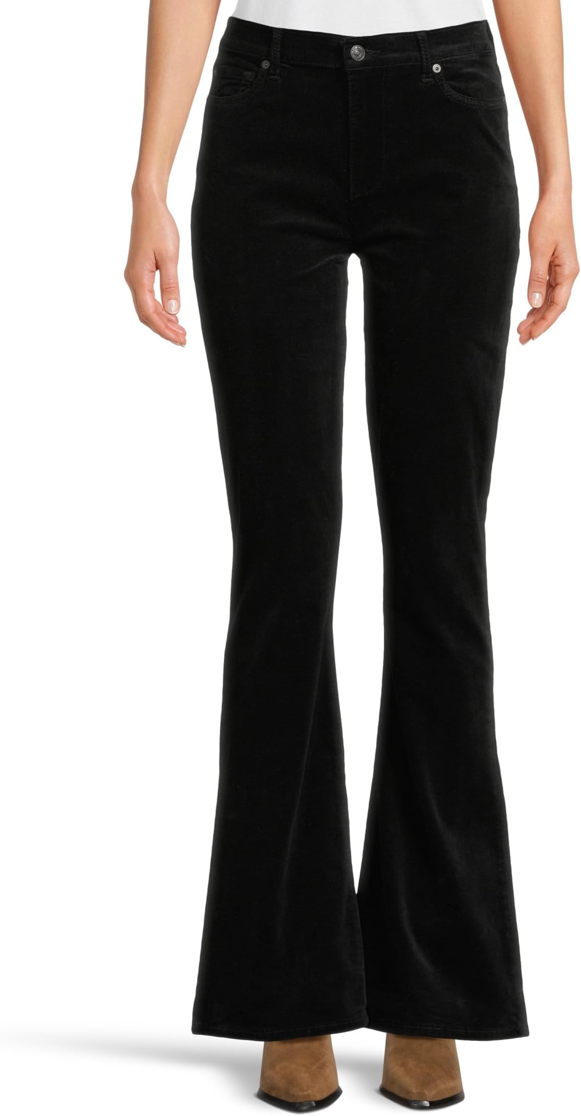 

Джинсы 7 For All Mankind HW Ali in Black, черный