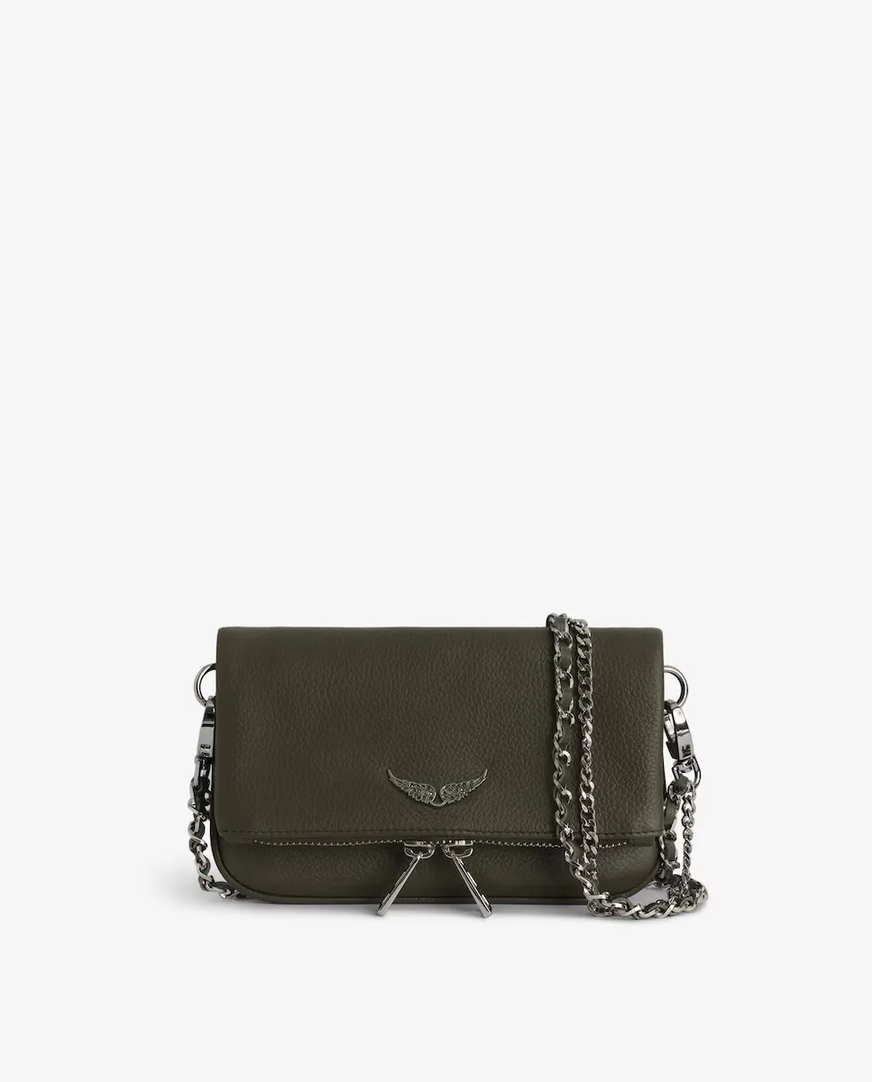 

Кожаная сумочка Mini Rock Nano Zadig & Voltaire, зеленый