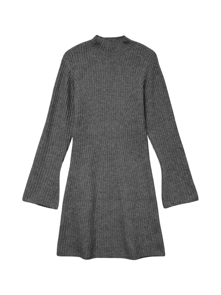 

Платье до колена Vero Moda, средний серый меланж