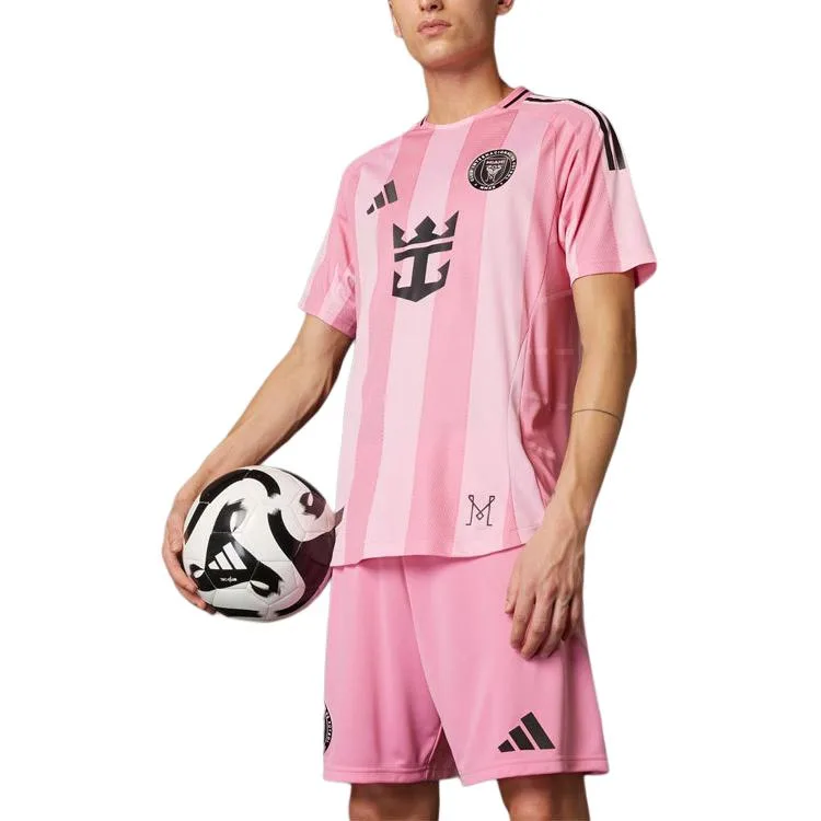 Футболка в полоску Inter Miami Cf 25/26 Adidas, светло-розовый — фото 3