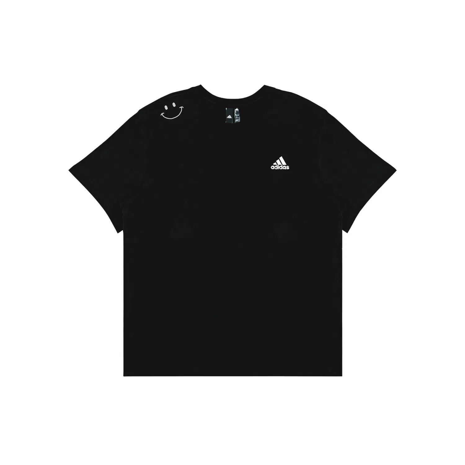 Футболка Adidas MUST HAVES с улыбающимся лицом, белый — фото 3