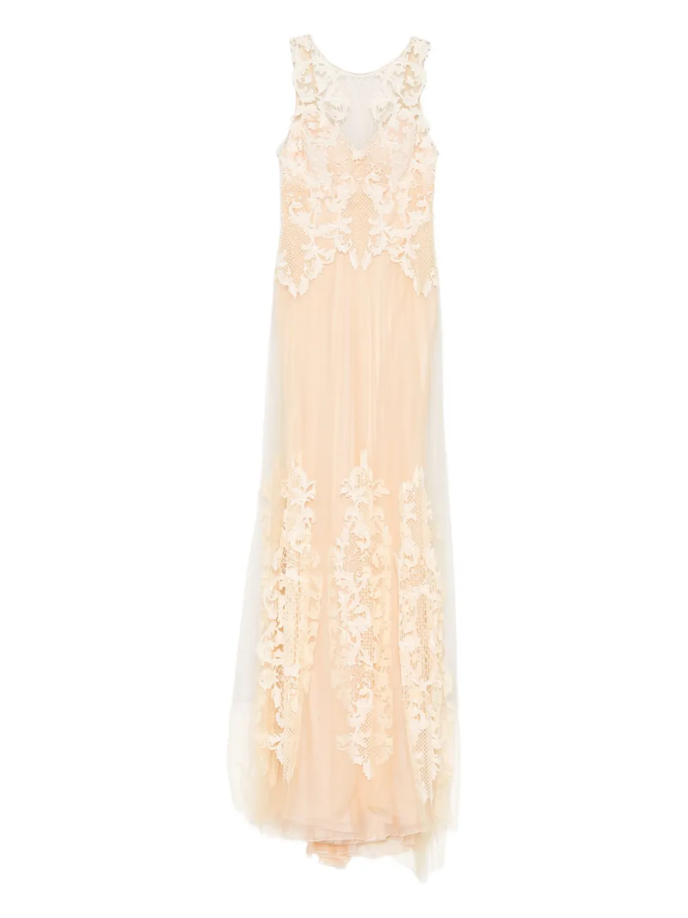 

Платье с кружевом Gemy Maalouf, нейтральный