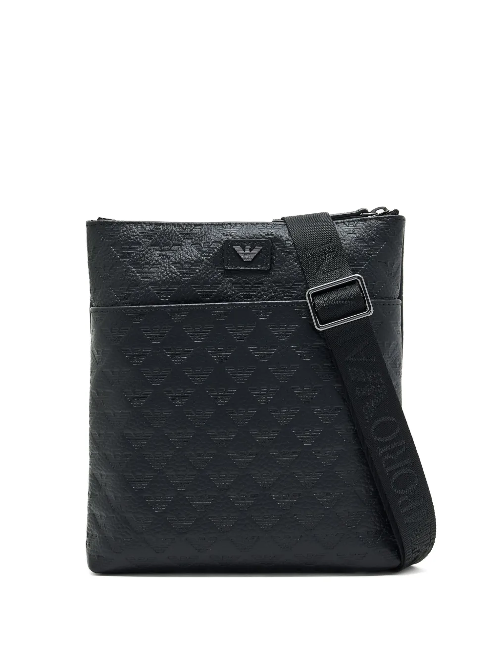 

Сумка-мессенджер с логотипом EMPORIO ARMANI, черный