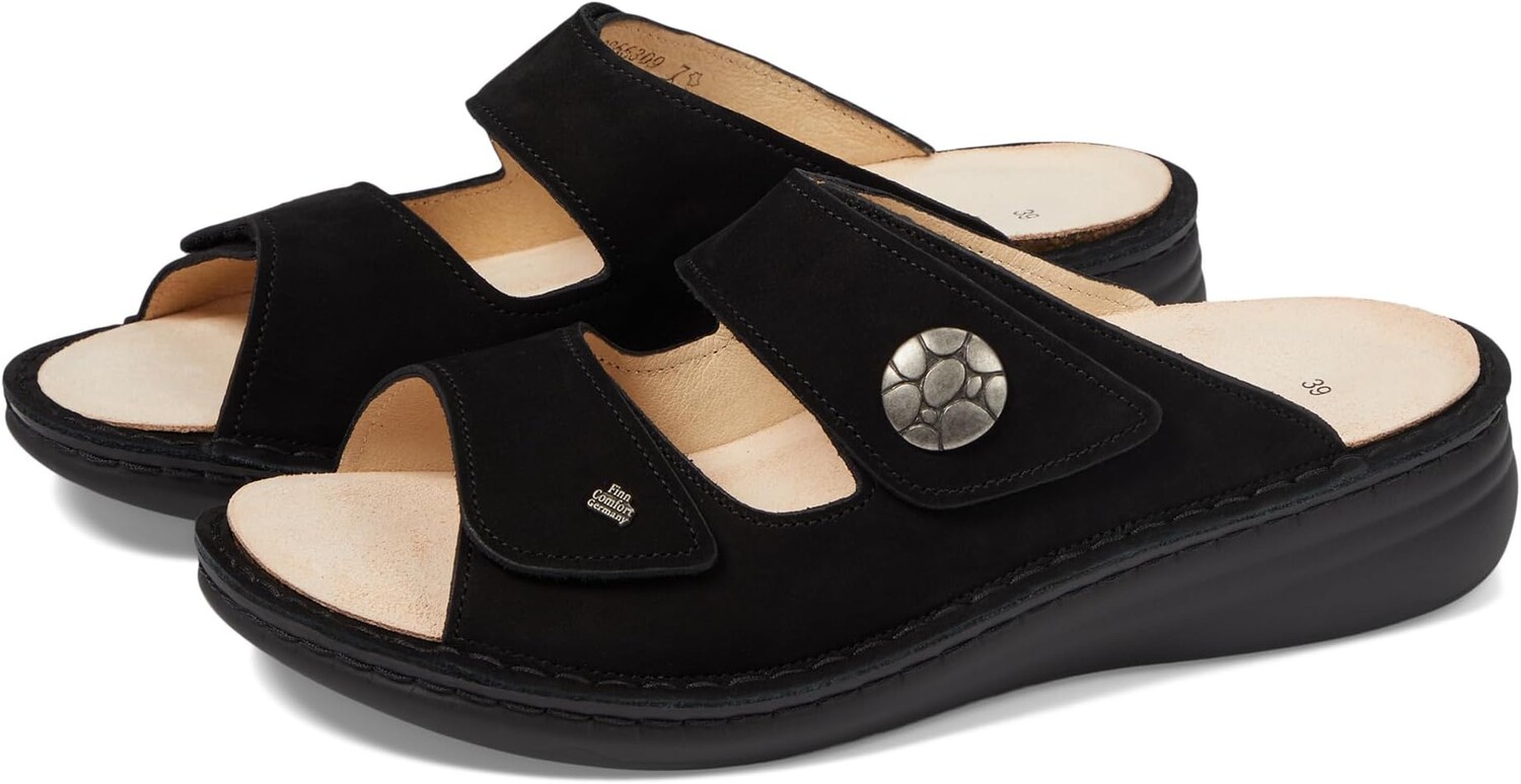 

Сандалии на плоской подошве Moorea Finn Comfort, цвет Schwarz Nubuk