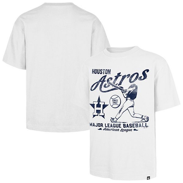 

Мужская футболка '47 white houston astros regional batter foundation 47 Brand