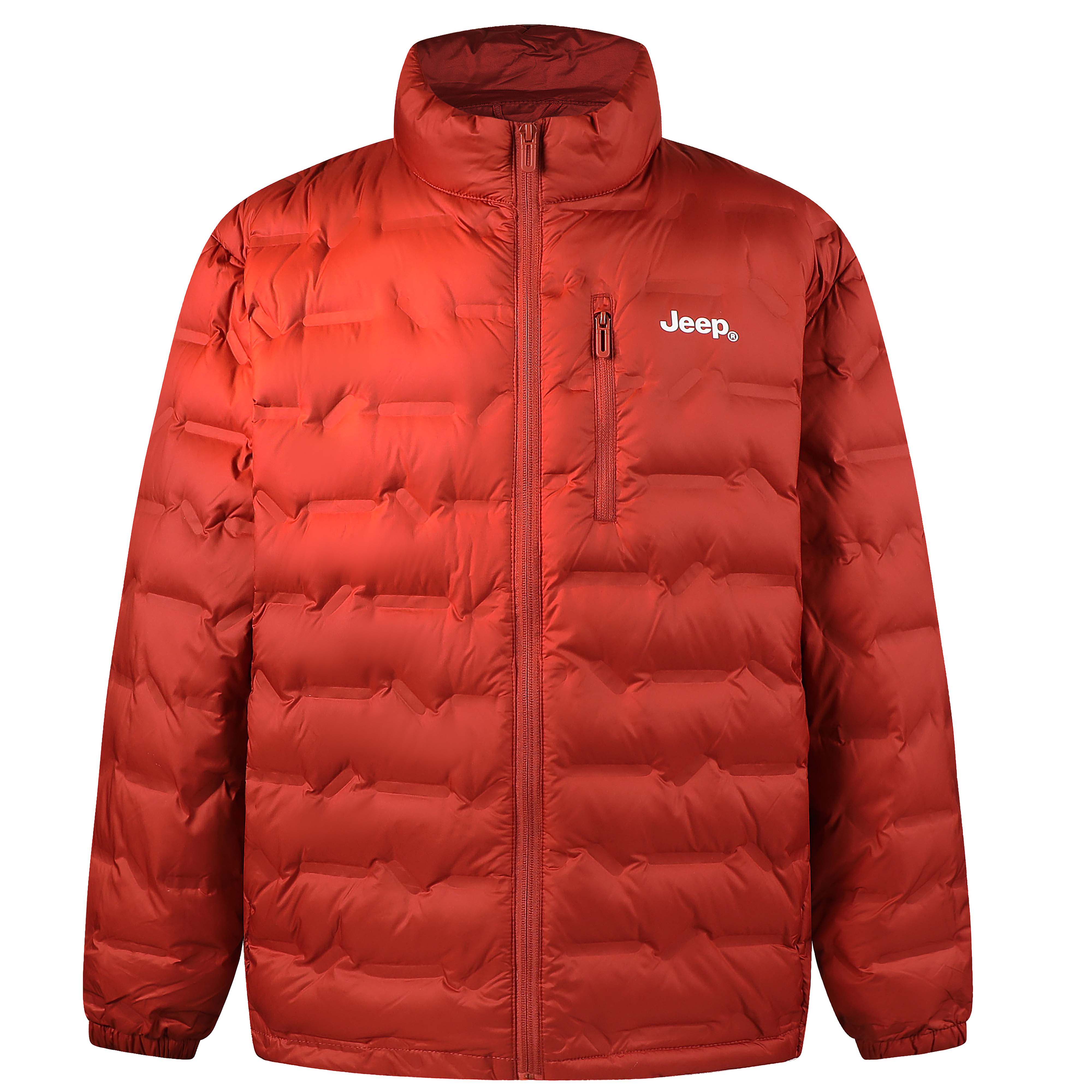 

Пуховик Unisex Stand Collar Lightweight Jeep, red