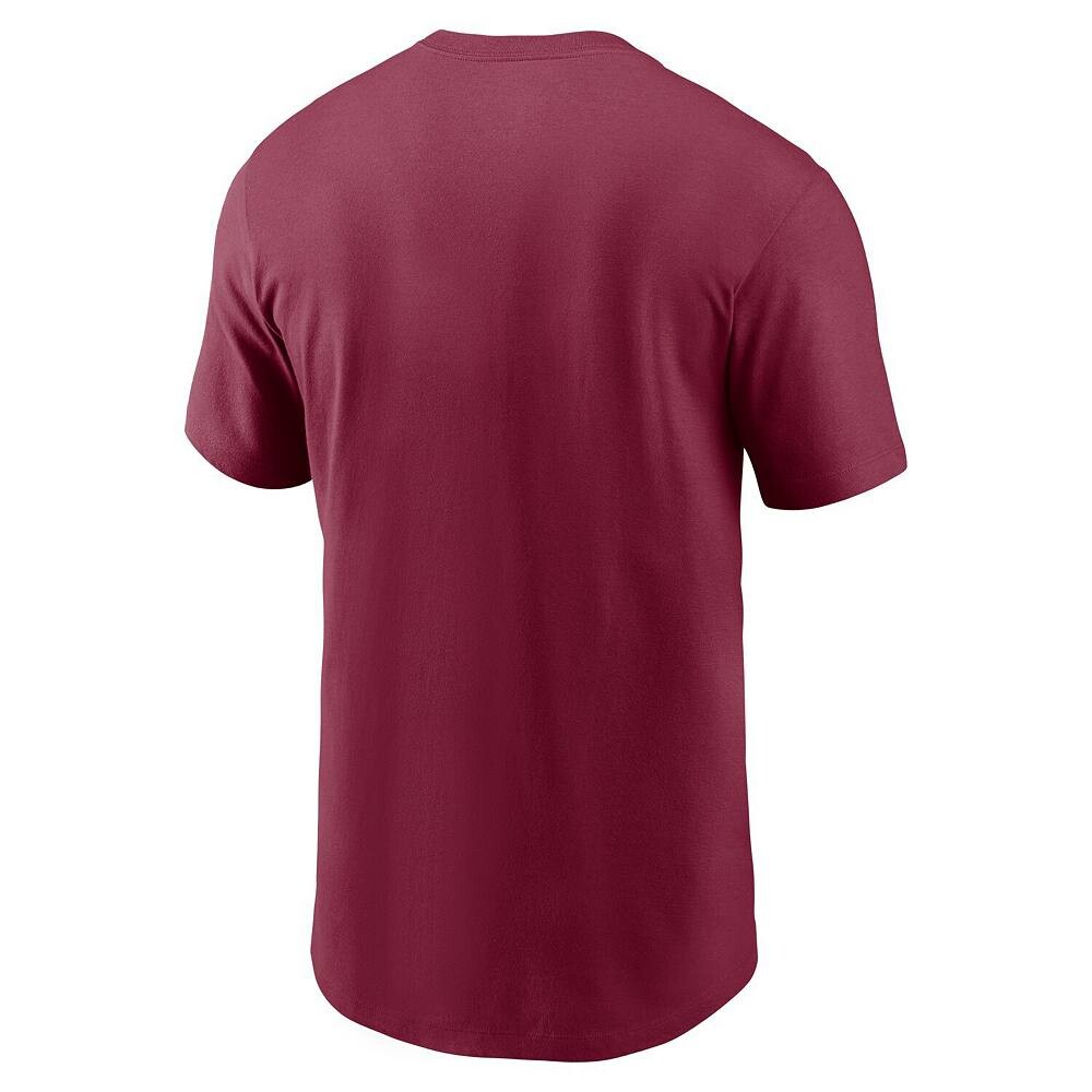 Мужская футболка с логотипом Nike Garnet Florida State Seminoles Primetime Evergreen, цвет Fsu Red — фото 4
