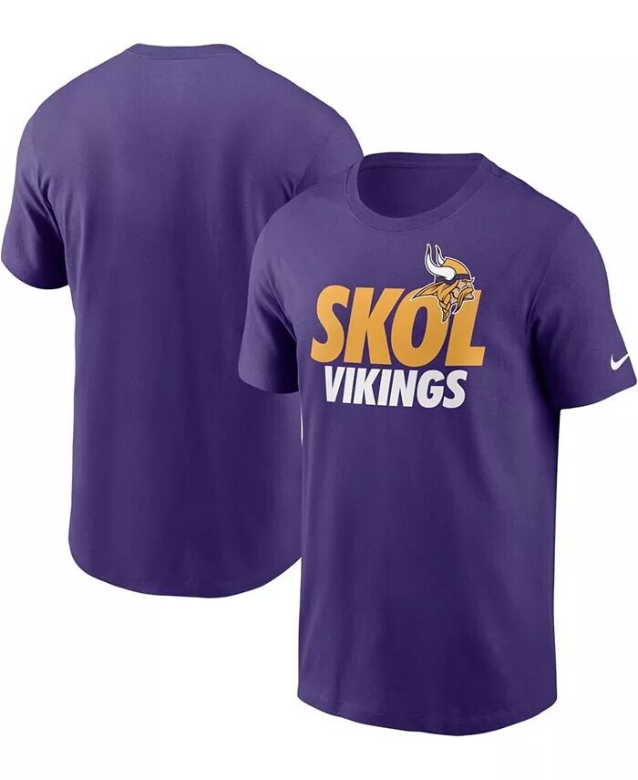 

Мужская фиолетовая футболка Minnesota Vikings Hometown Collection Skol Nike