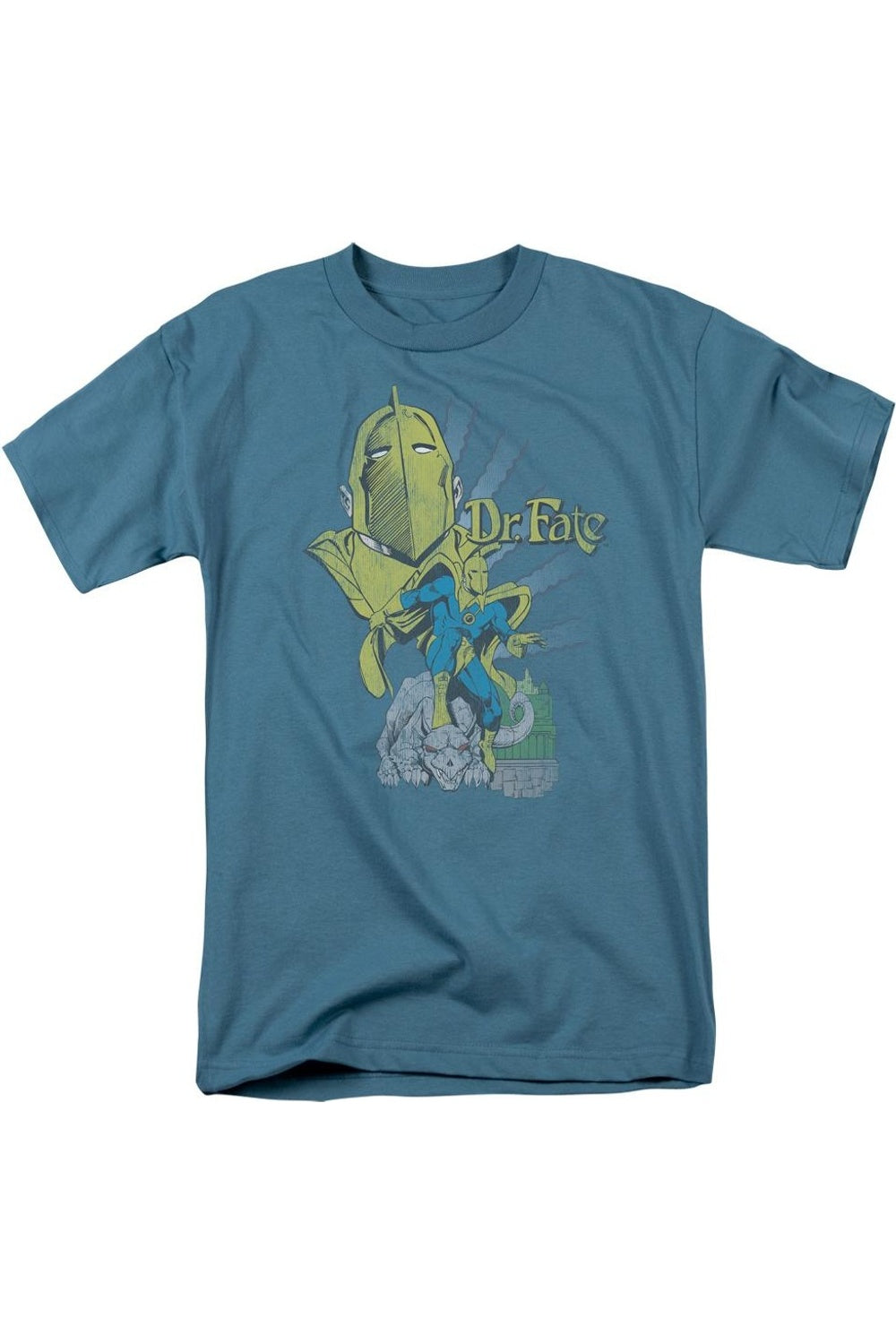

Футболка с коротким рукавом для взрослых DC Comics Dr Fate Gildan, цвет slate