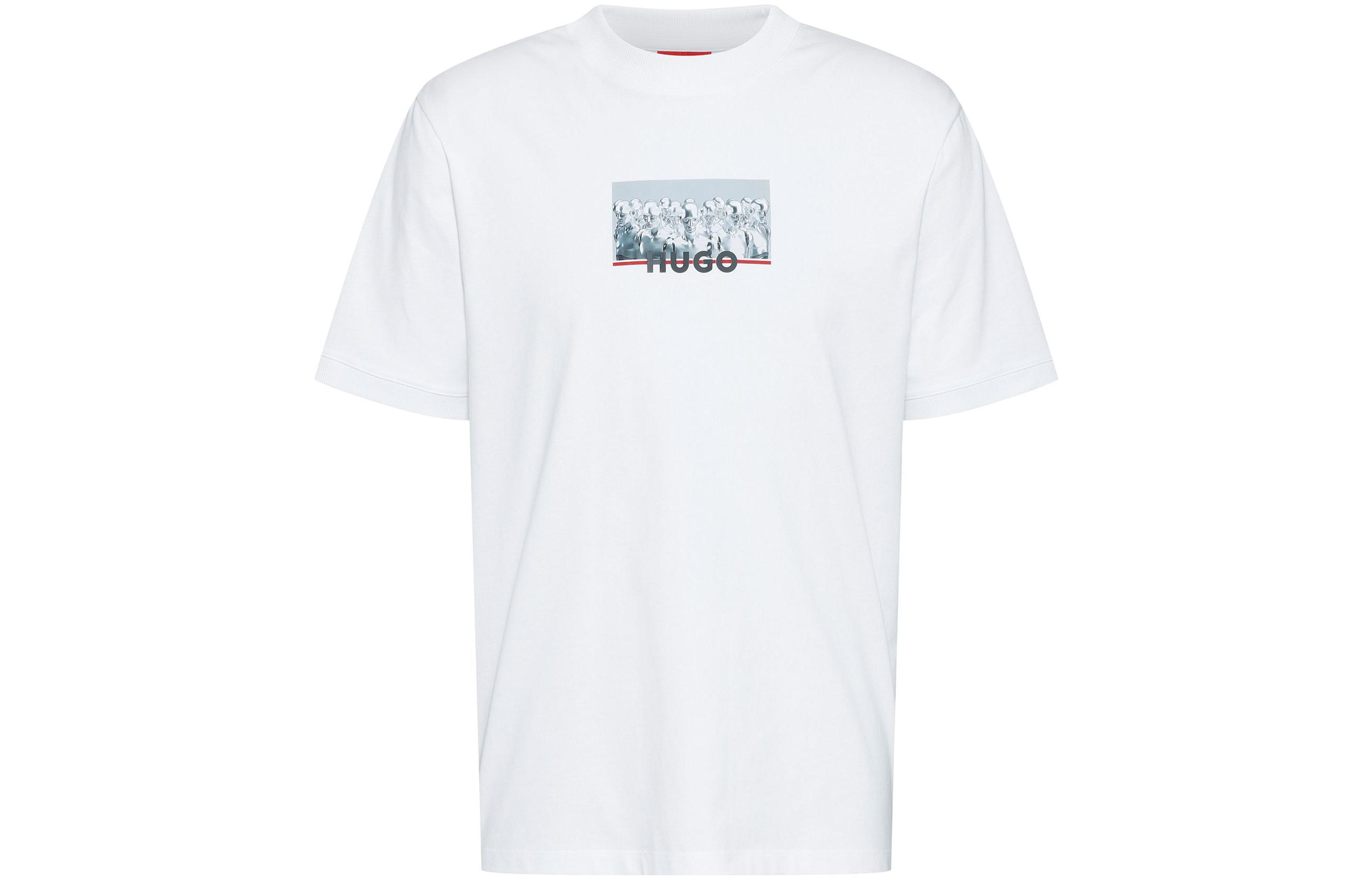 

Футболка мужская белая HUGO BOSS