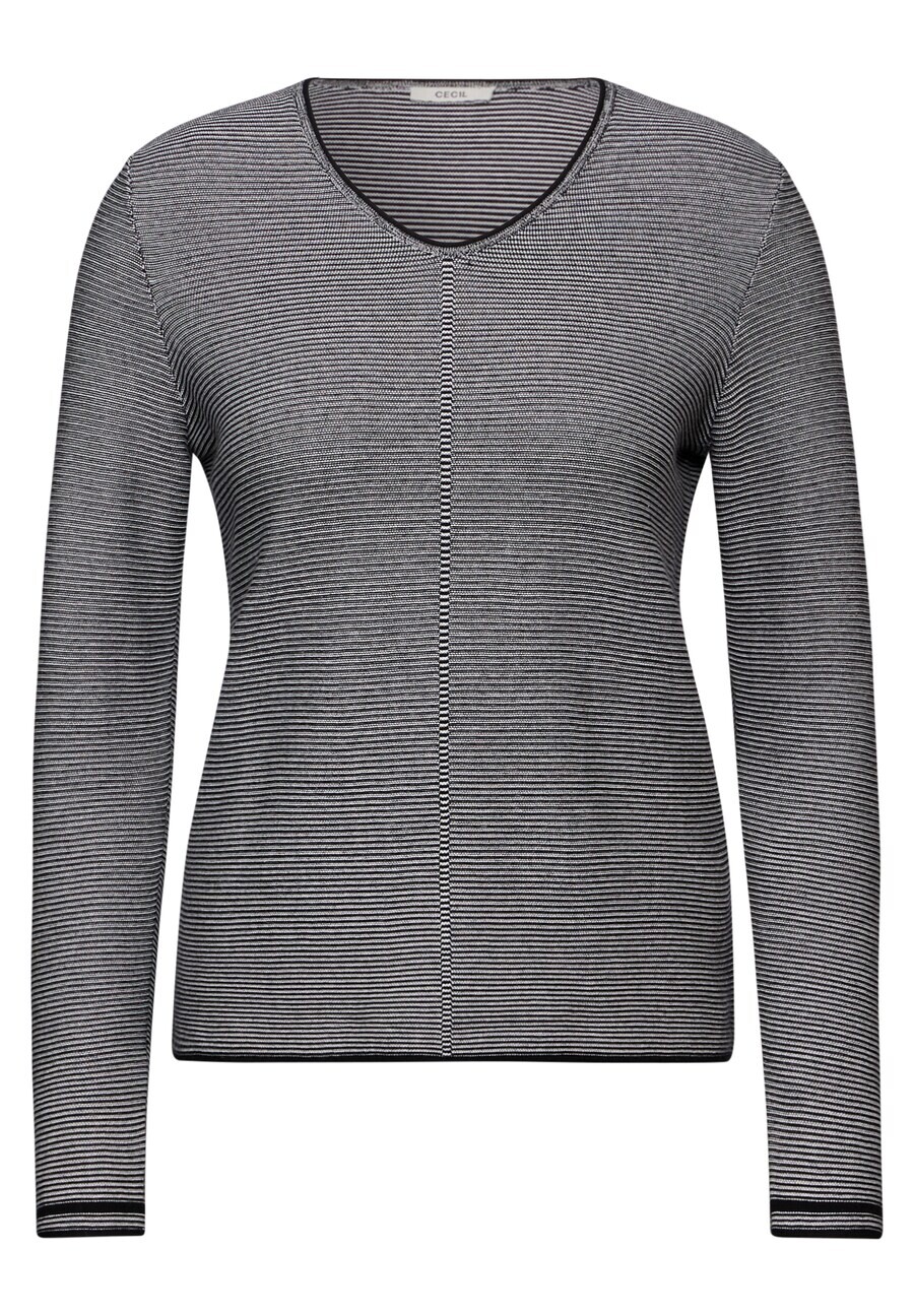 

Тонкий вязаный свитер CECIL Sweater, черный