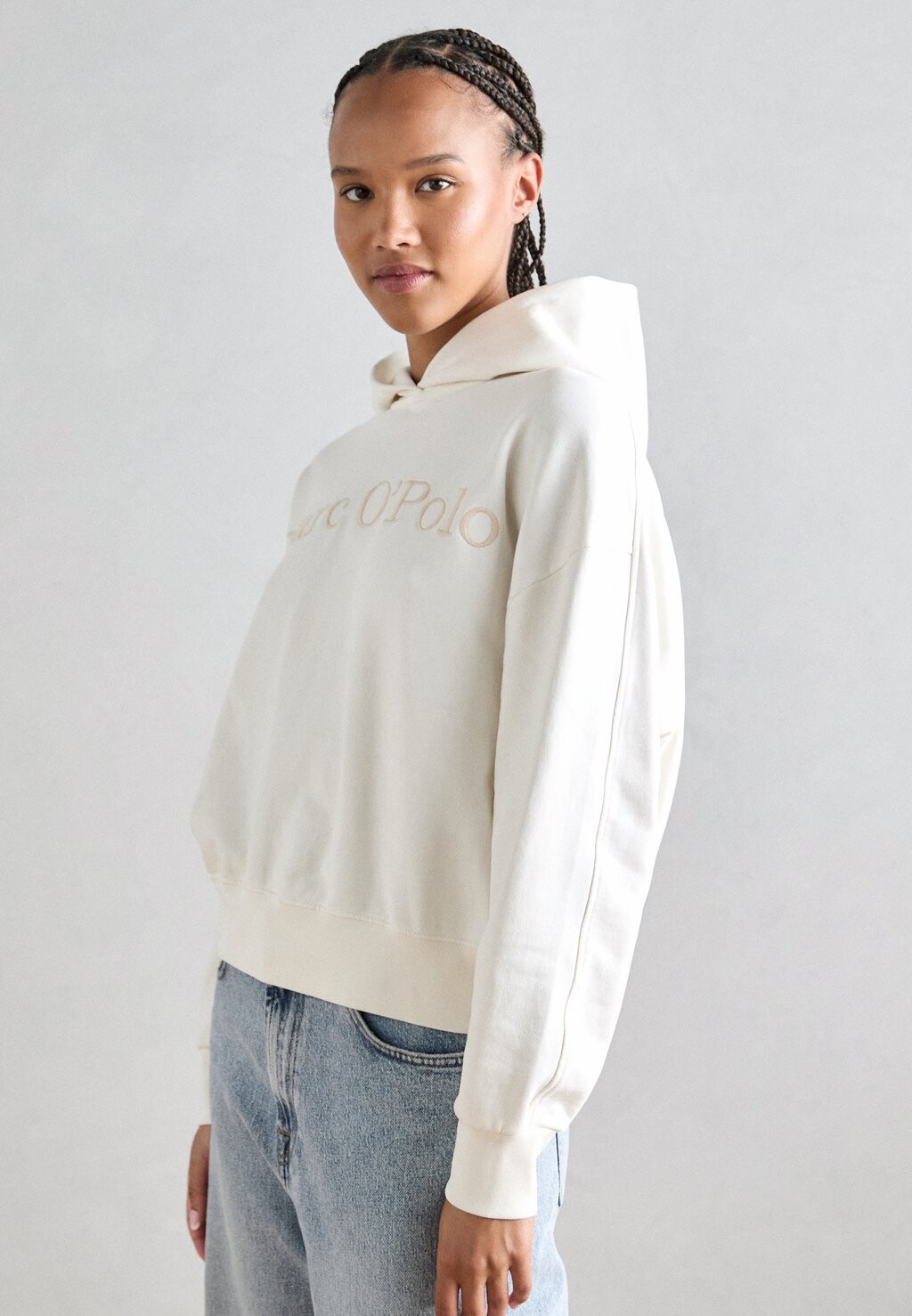 

Толстовка HOODIE EMBROIDERY AT FRONT Marc O'Polo, белый