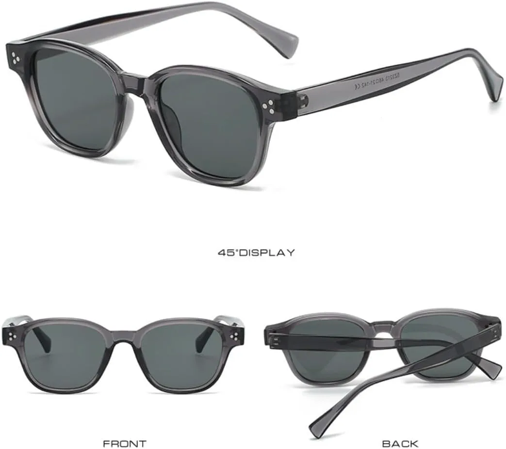 

Солнцезащитные очки с защитой UV400 | Градиентные линзы Rivets | Для женщин и мужчин | Для занятий спортом на открытом воздухе и вождения LXLHWN, Grey Grey