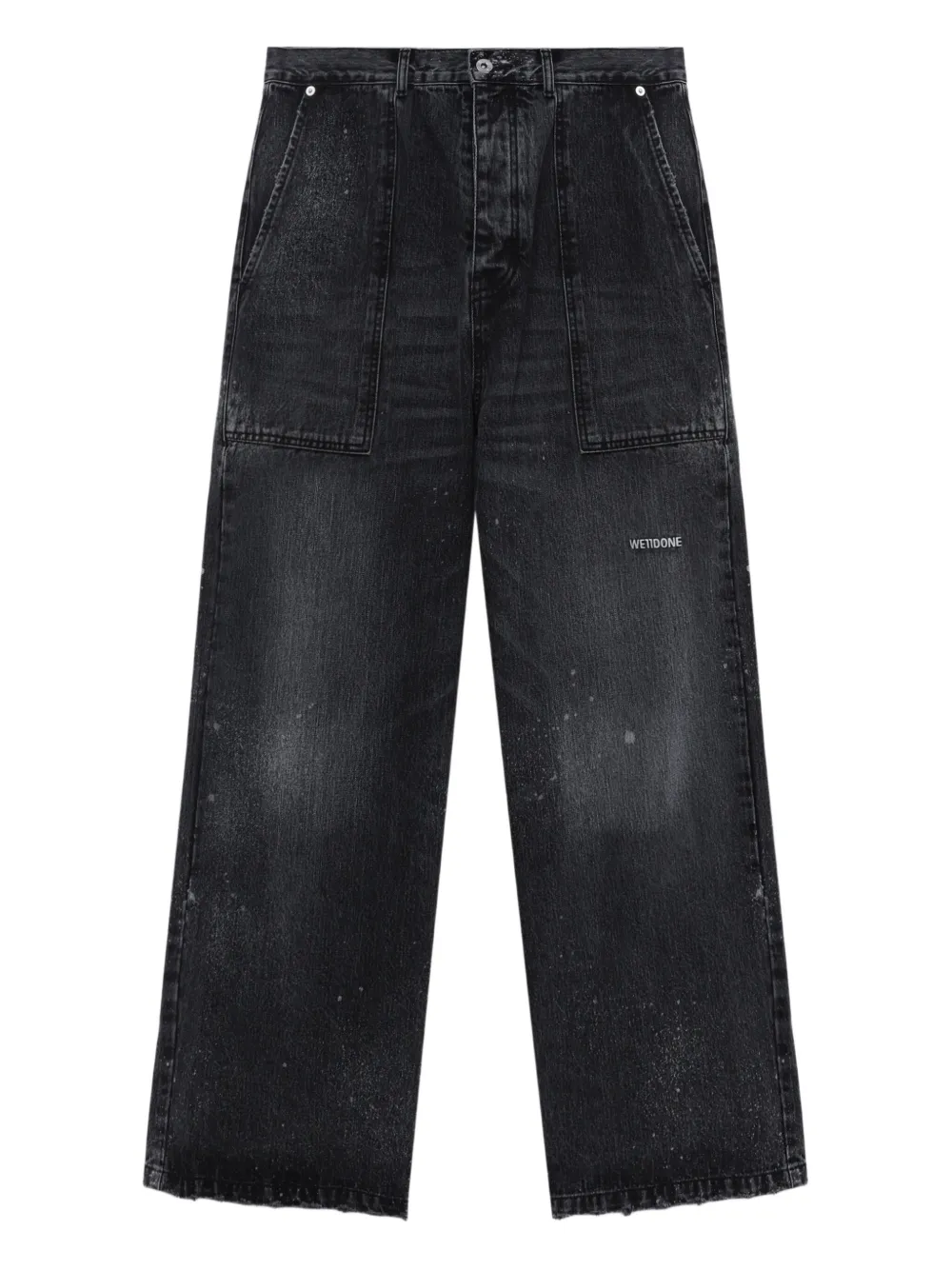 

Джинсы с накладными карманами We11done, черный