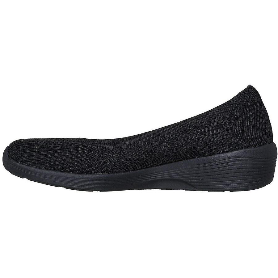 Кроссовки Skechers Arya - Fancy You Flats, черные, женские — фото 3