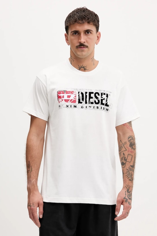 

Хлопковая футболка T-NORM-T6 Diesel, белый