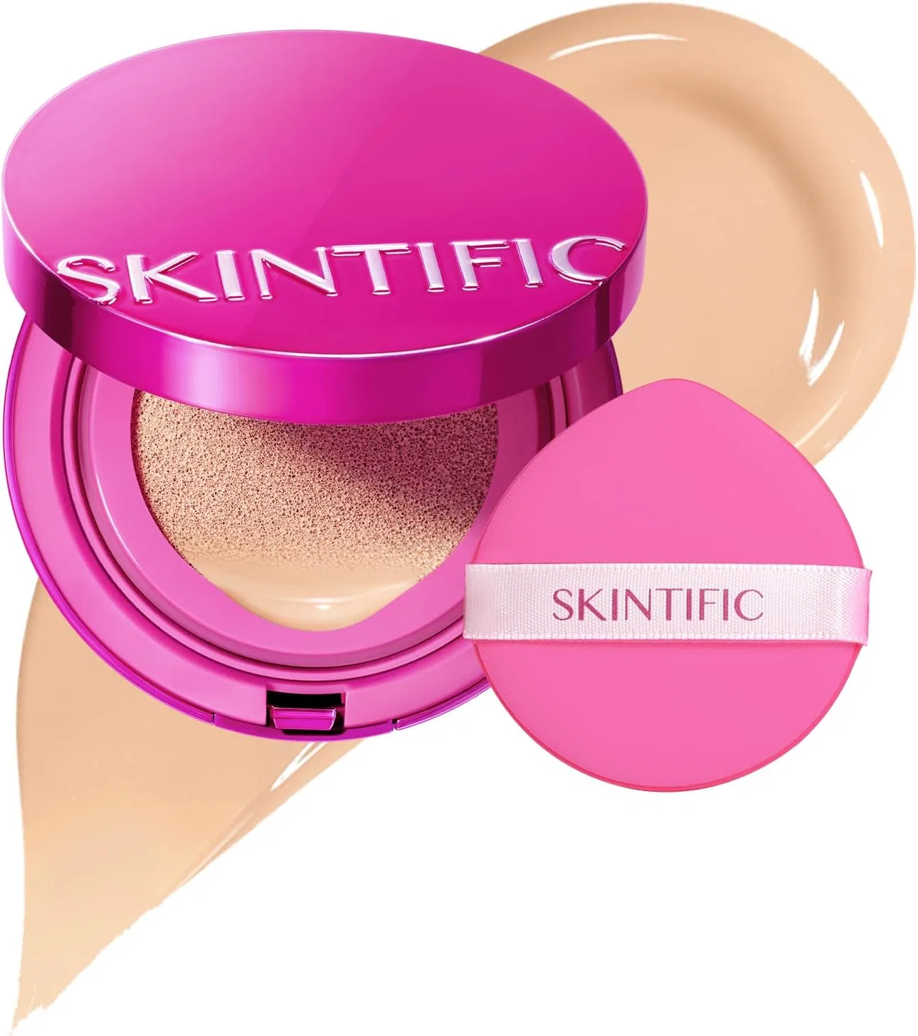 Тональное средство Pink Grow Cushion Foundation #01 Vanilla Skintific, 1 шт, 01 Vanilla