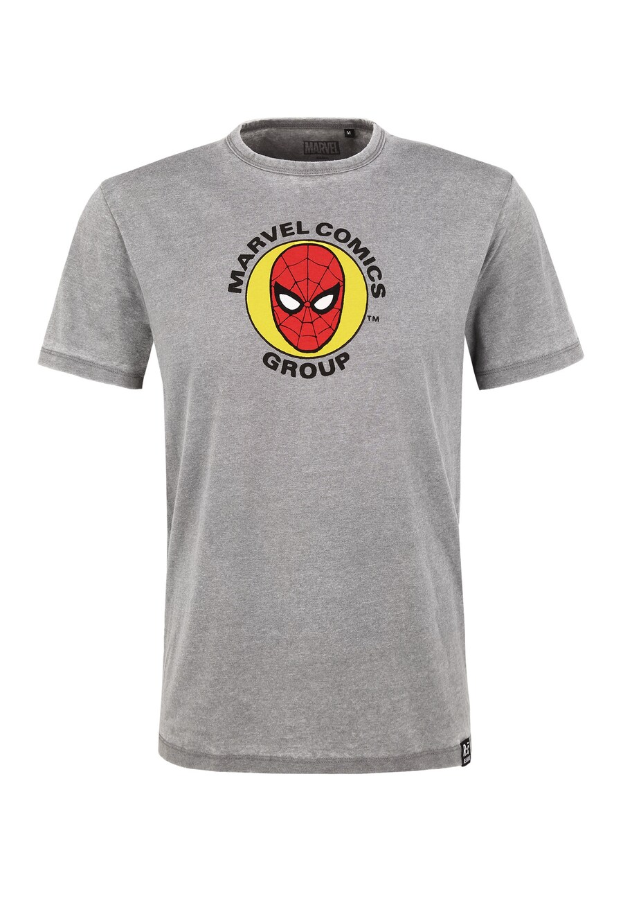 

Рубашка Recovered Marvel Spider-Man Circle, светло-серый