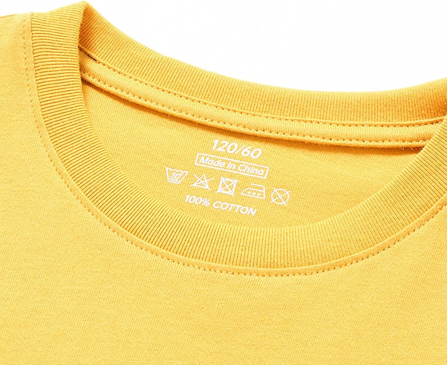 Детская футболка с длинным рукавом, Slim, Cotton Soft, Yellow — фото 3