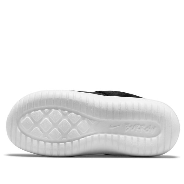 Тапочки burrow sandals black/white Nike, черный — фото 4