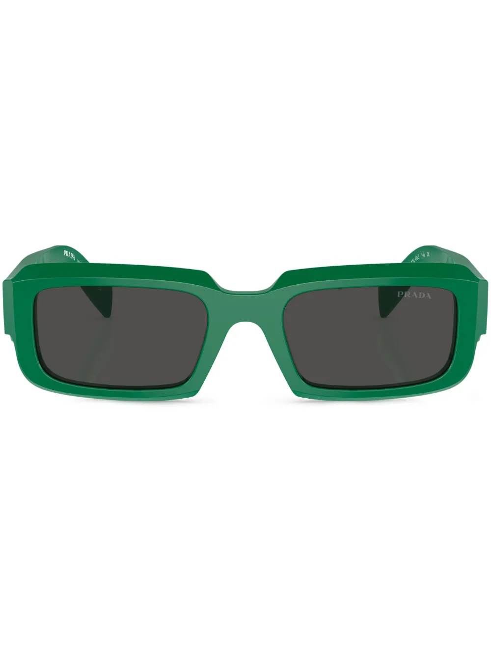 

Солнцезащитные очки в прямоугольной оправе Prada Eyewear, черный