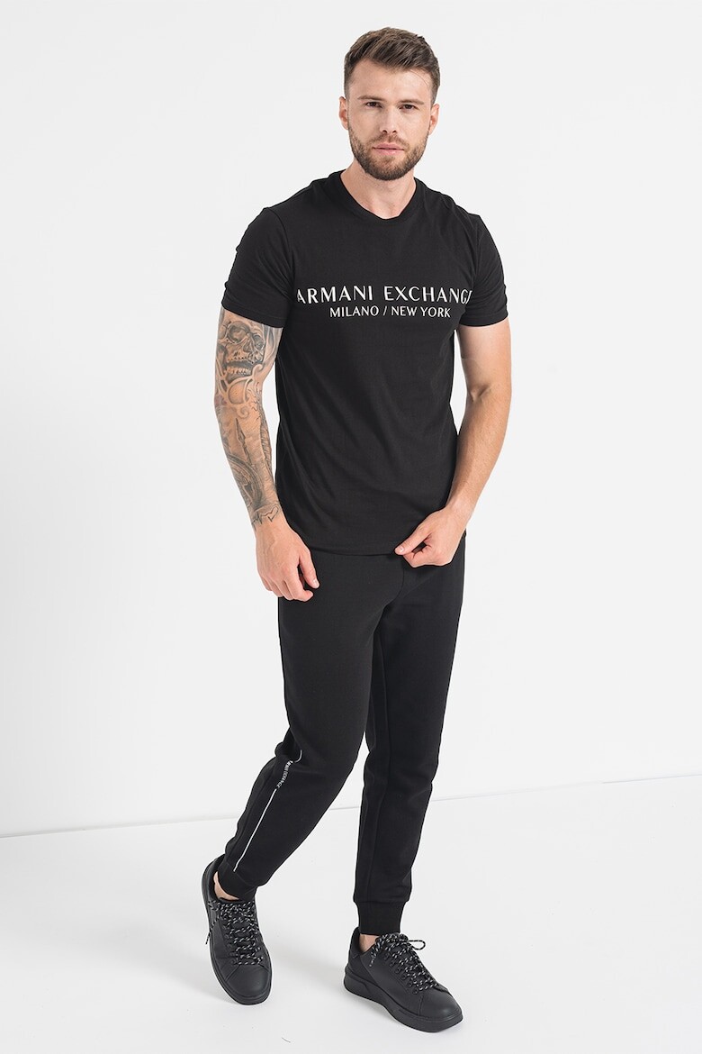 

Футболка с логотипом Armani Exchange, черный