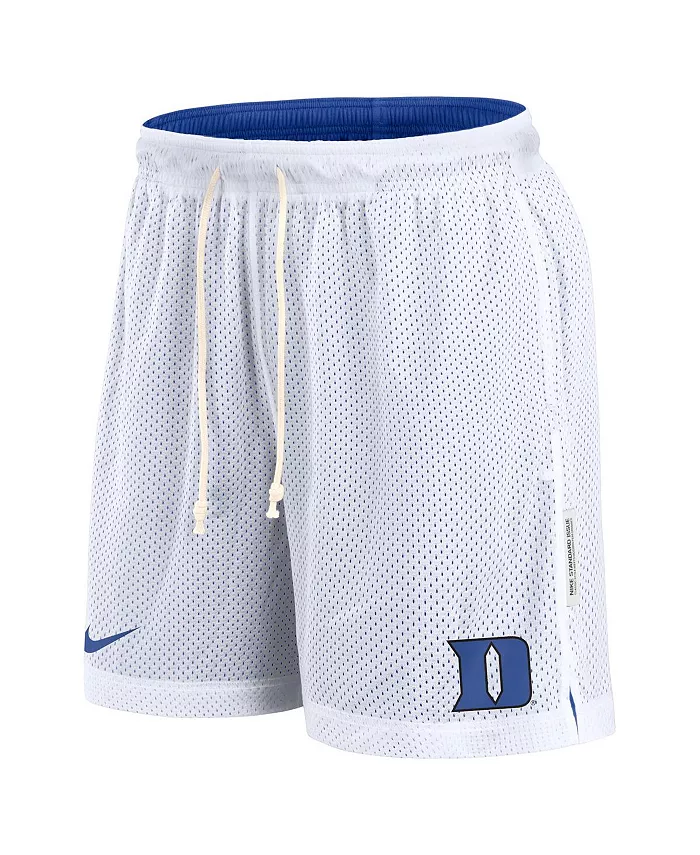 Мужские бело-голубые реверсивные шорты для тренировок Duke Blue Devils Primetime Nike — фото 4