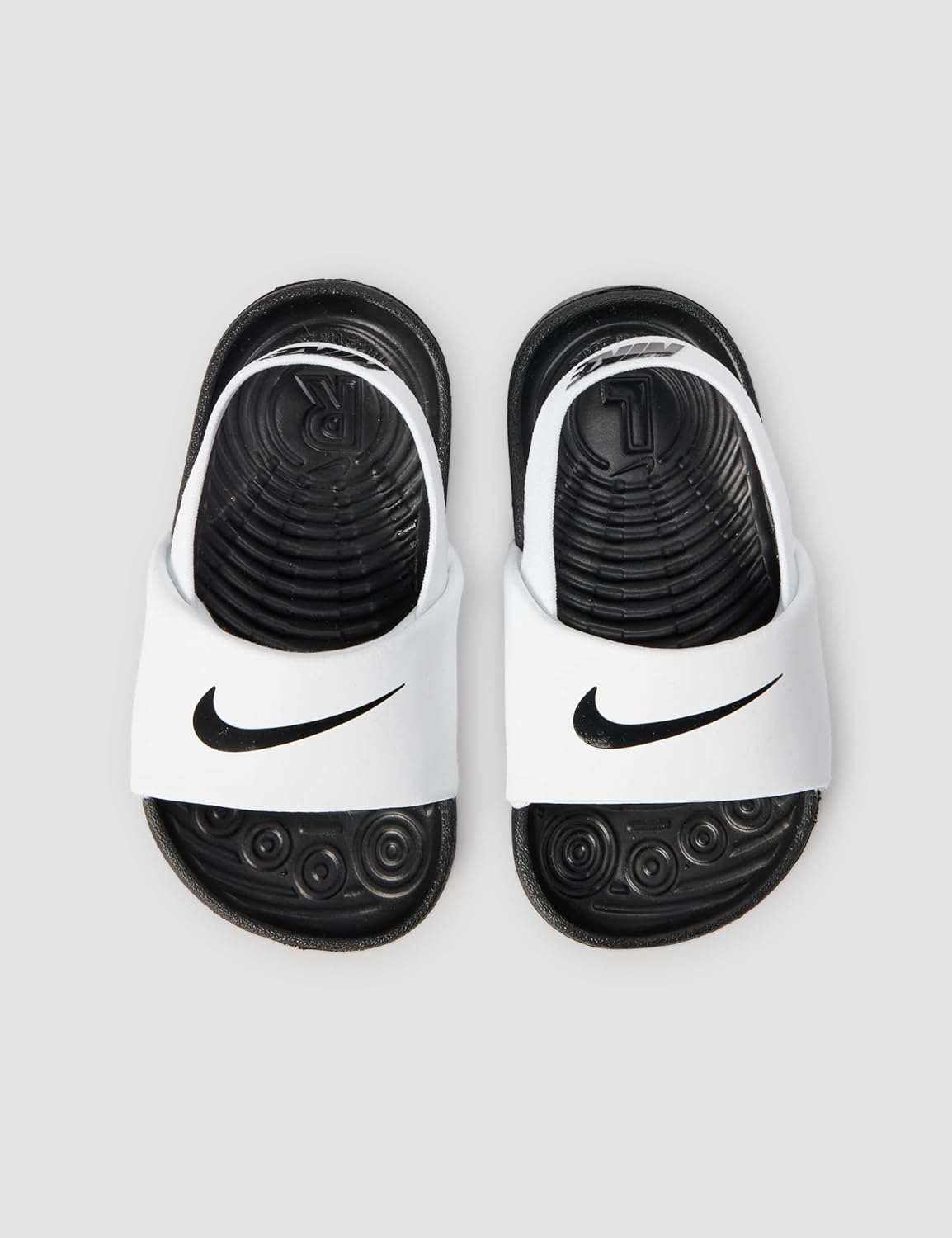 Сандалии Nike Kawa для детей, белый/черный — фото 3