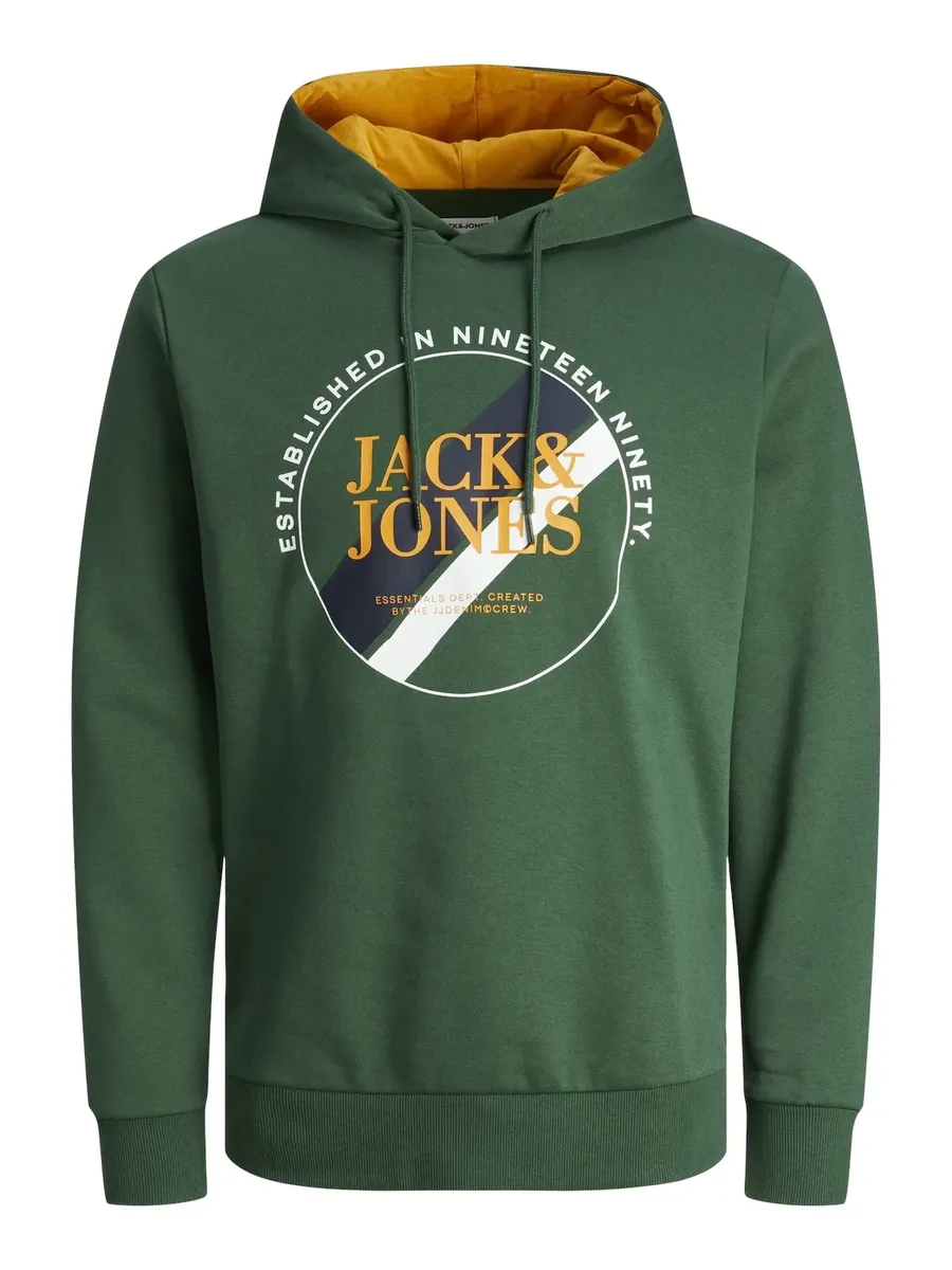 

Толстовка Jack & Jones с капюшоном "JJLOOF SWEAT HOOD", зеленый