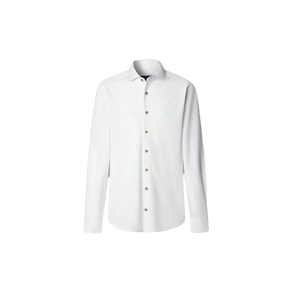 

Рубашка с длинным рукавом Hackett Melange, белый