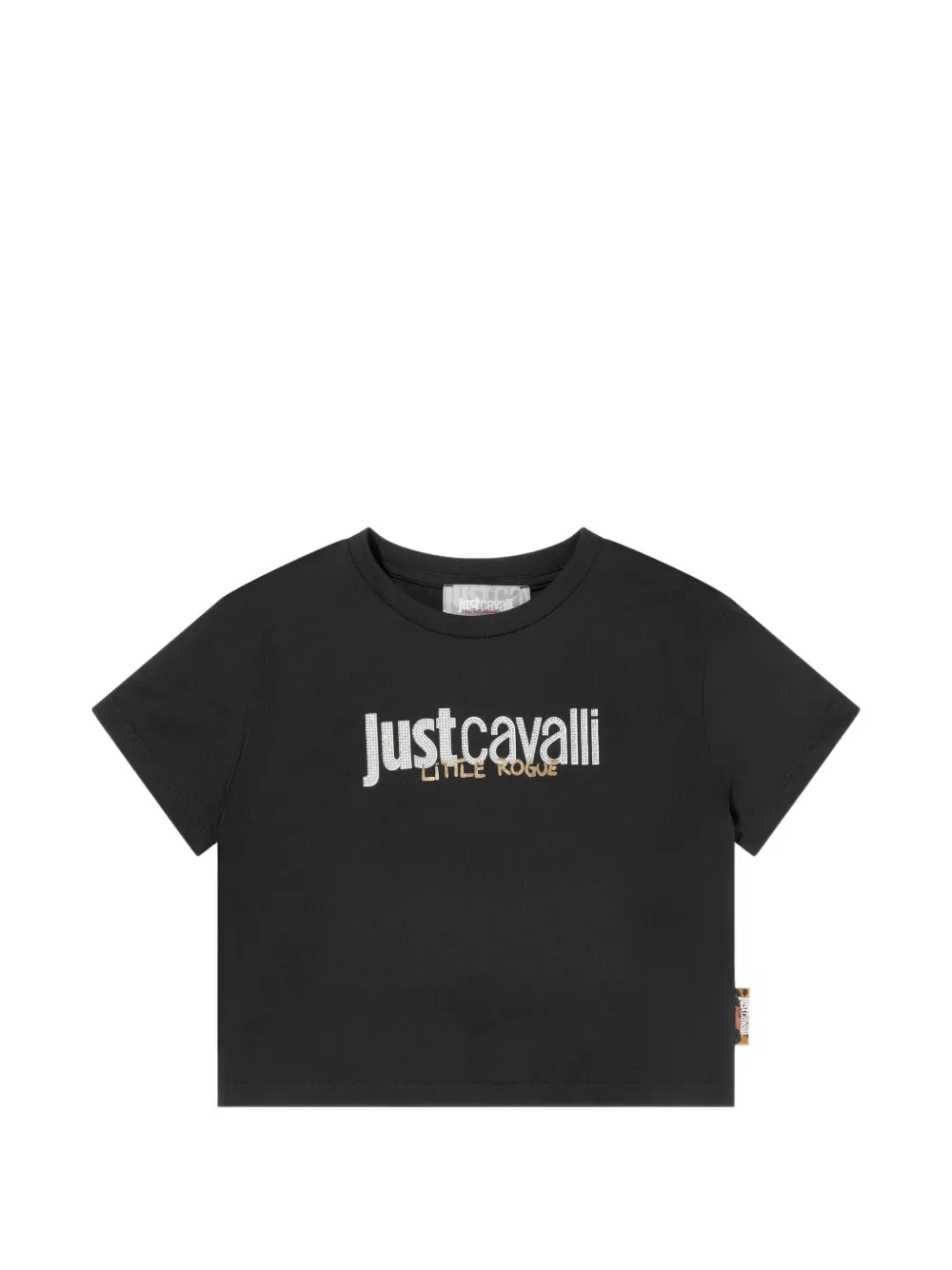 Футболка с логотипом Just Cavalli Kids, черный