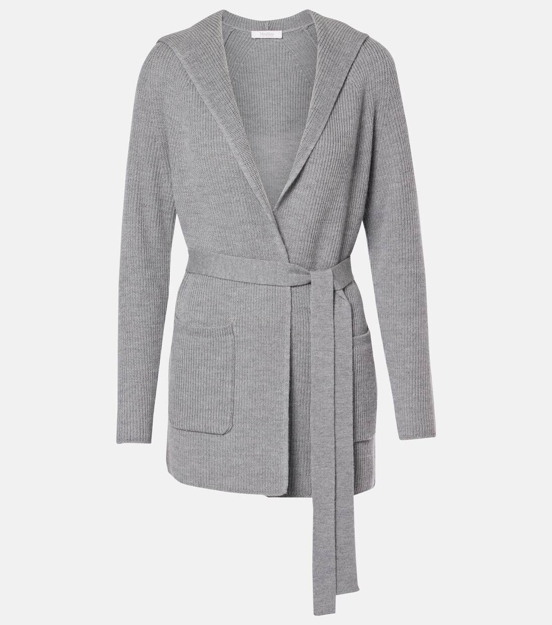 

Досуг Finezza шерстяной кадиган Max Mara, цвет grigio chiaro