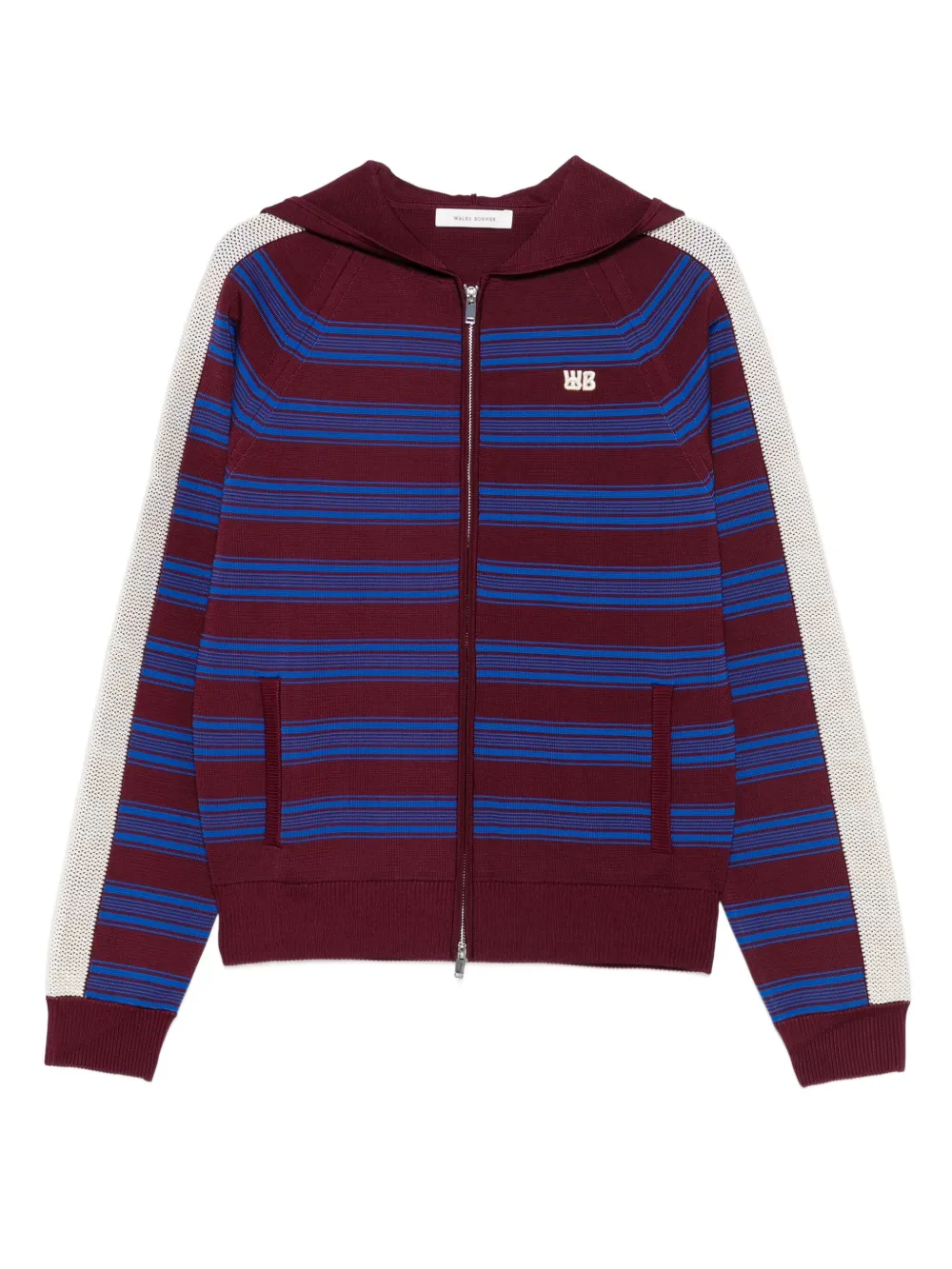 

Музыкальное худи в полоску Wales Bonner, красный