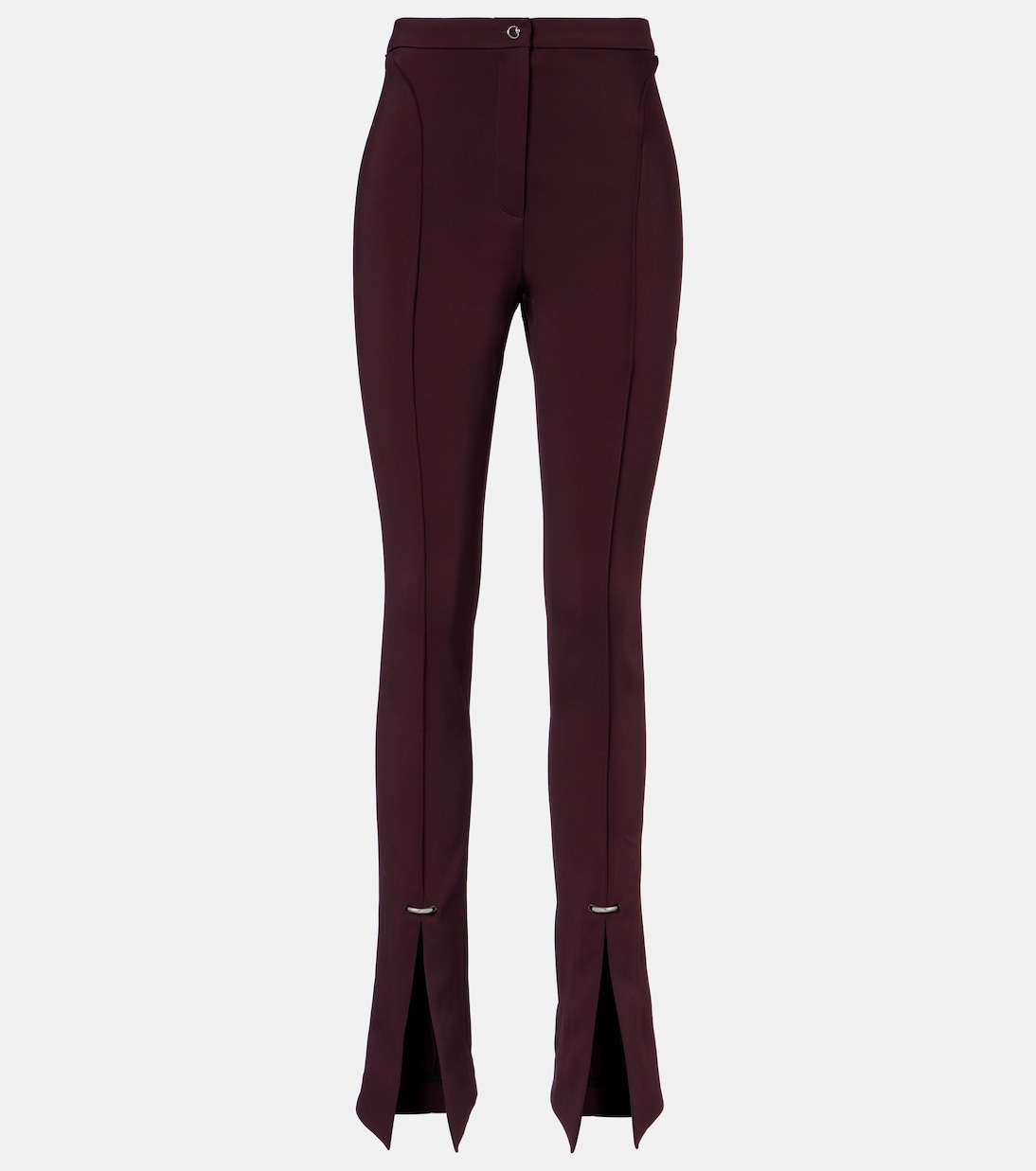 

Широкие брюки с высокой талией Mugler, Dark Plum