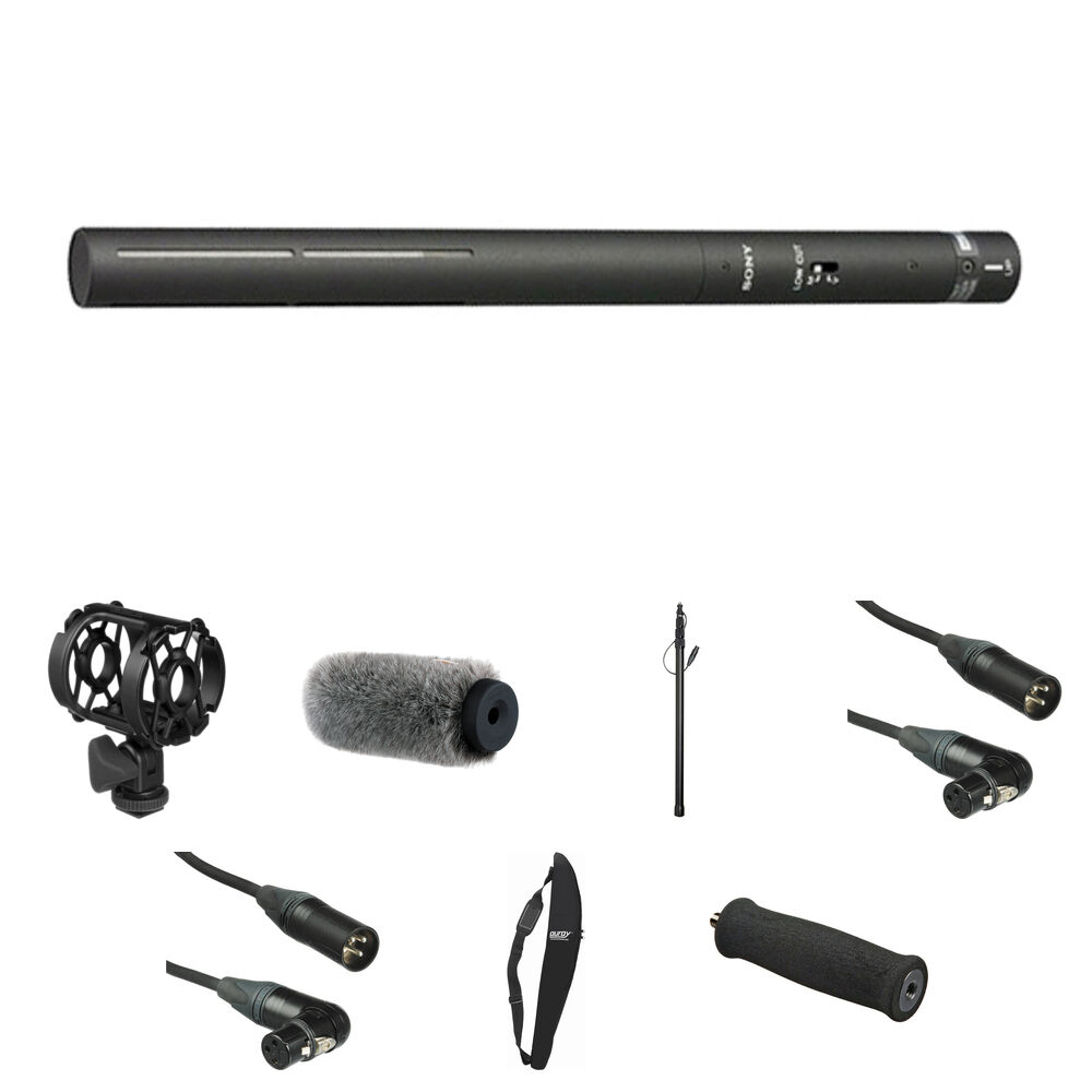 

Комплект для записи локаций с коротким направленным микрофоном Sony ECM-673