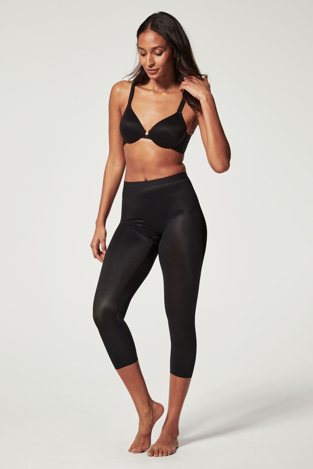 

Капри Medium Control 20 моделирующие живот Spanx, черный