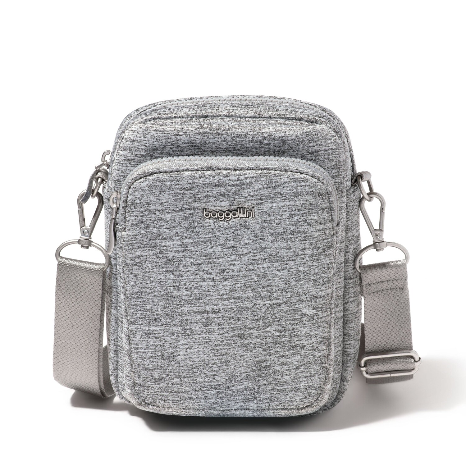 

Женская сумка через плечо Baggallini Modern Everywhere Explorer, цвет Heather Grey Neoprene