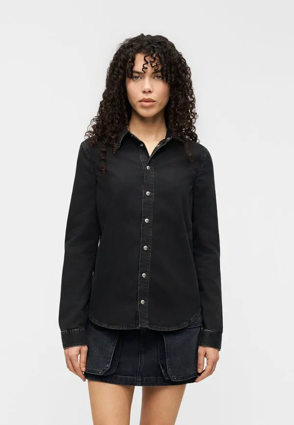 Простая блузка на пуговицах Diesel, Black
