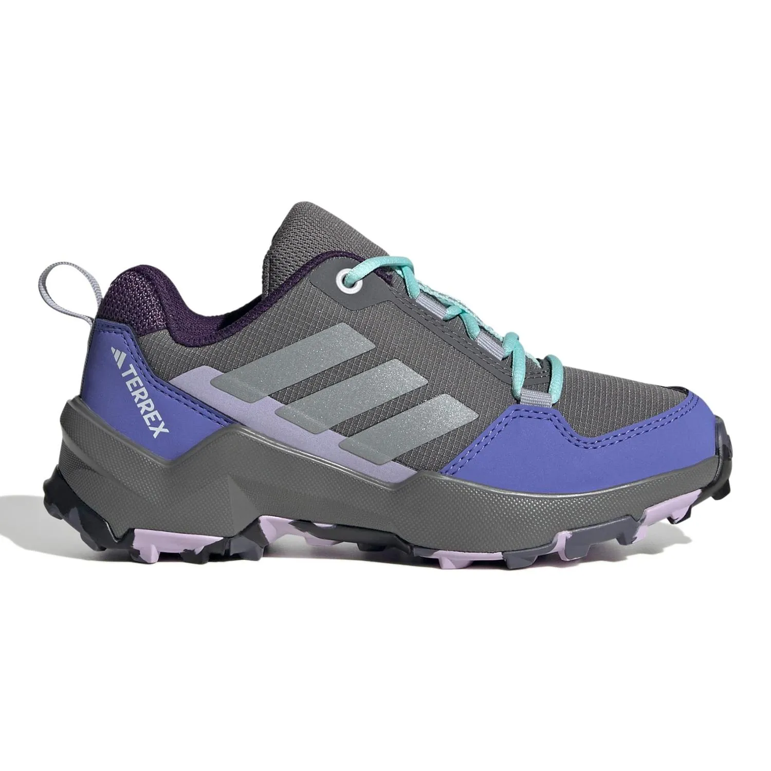 

Детские туристические ботинки Terrex AX4R adidas, Grey Four/Silver/Silver/Aqua