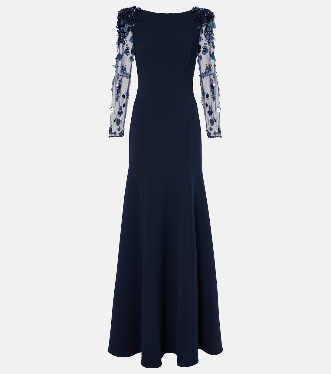 

Полуночное украшенное платье Jenny Packham, Ink