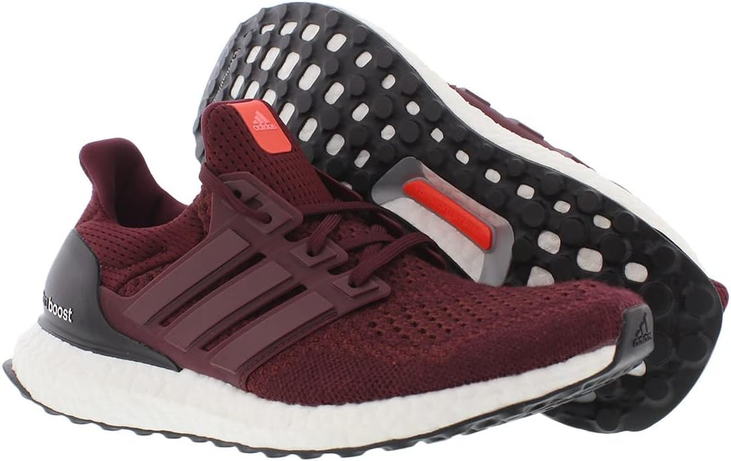 Мужские кроссовки Adidas Ultraboost 1.0, бордовый — фото 4